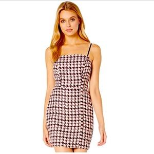 BCBGeneration Frayed Mini Woven Dress